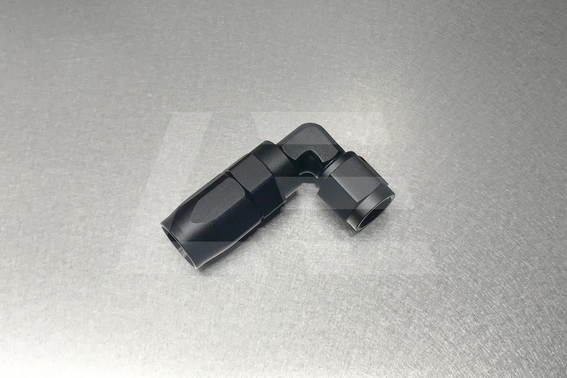 LEVEL Performance GB Фитинг AN4 90 ° усиленный под шланг AN Изображение №1