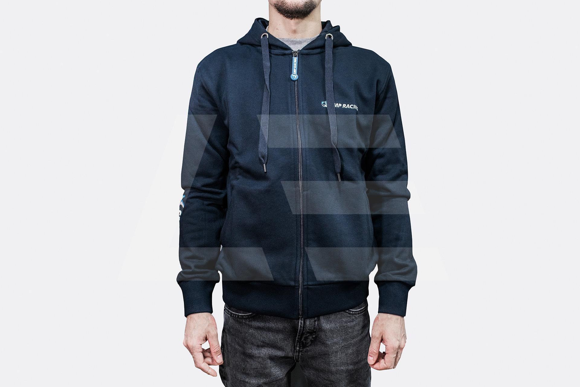 SMP RACING Толстовка на молнии синяя, мужская Изображение №1