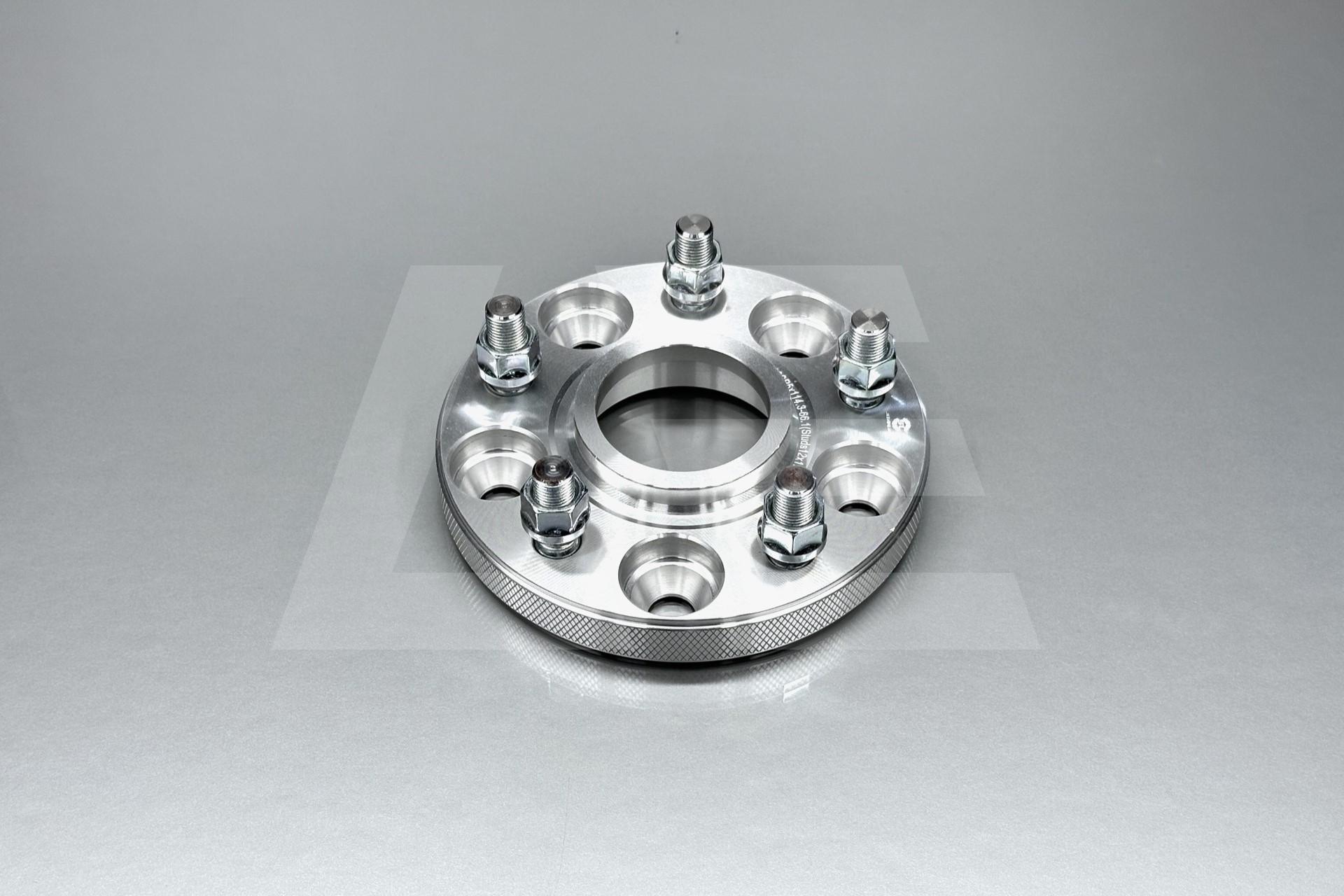 Starleks Проставка колесная 20мм 5x114.3 - 66.1 (STUD12x1.25) Step Silver Изображение №1