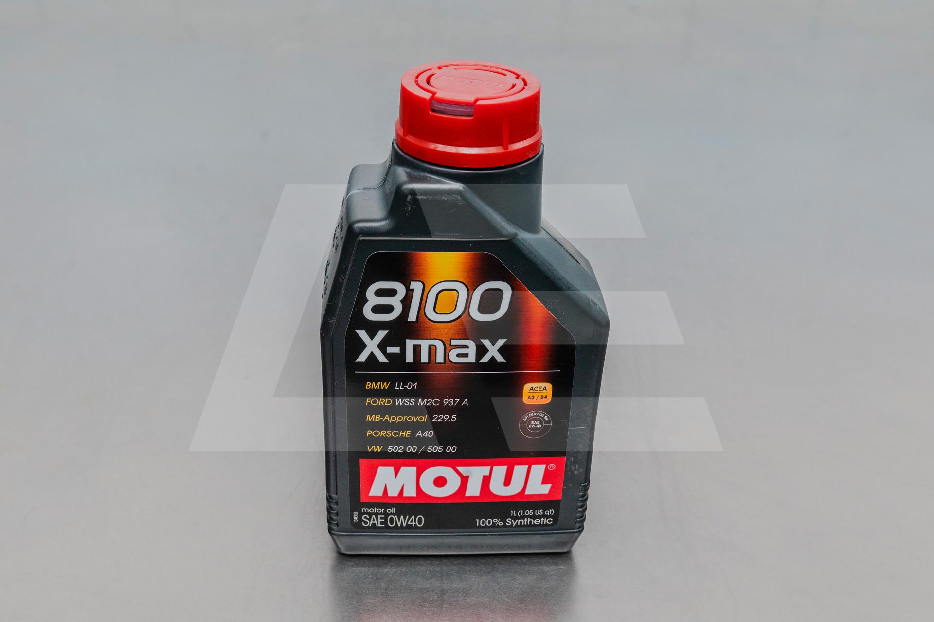 MOTUL Масло моторное 8100 X-max SAE 0W-40 1л Изображение №1