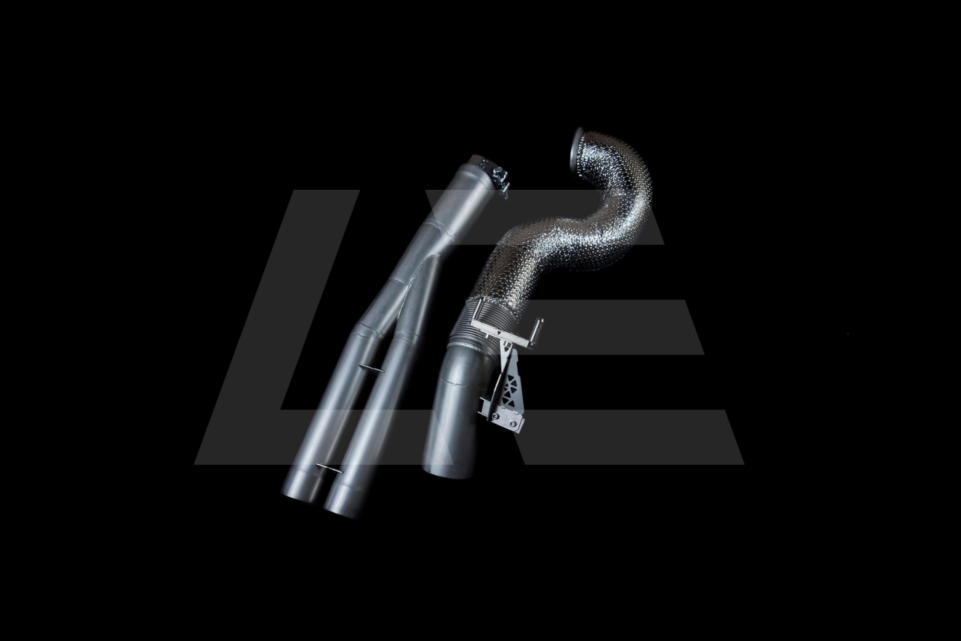 Be Solve System BS Приемные трубы (Downpipes) Audi RS3 (8V.2) / RS Q3 (F3), с термозащитой Изображение №1
