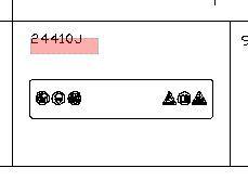 Nissan 24495JF00A Наклейка на АКБ инфрмационная GTR Изображение №1