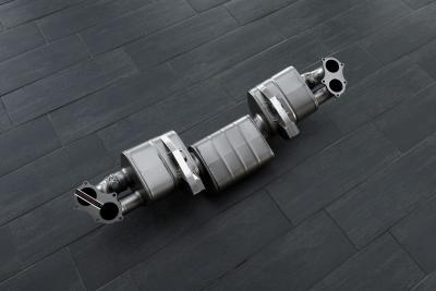 Akrapovic Выхлопная система Slip-On Race Line Porsche 718 Cayman GTS / Boxster  GT (без насадок) Фото