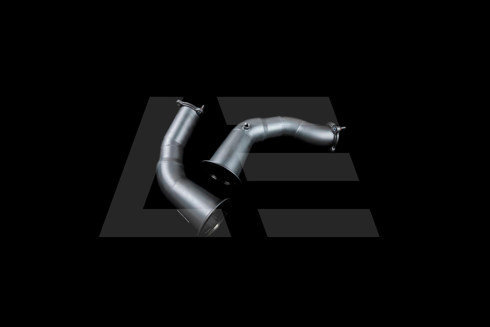 Be Solve System BS Приемные трубы (Downpipes) Audi RS4 (B9) / RS5 (F5), с термозащитой Изображение №1