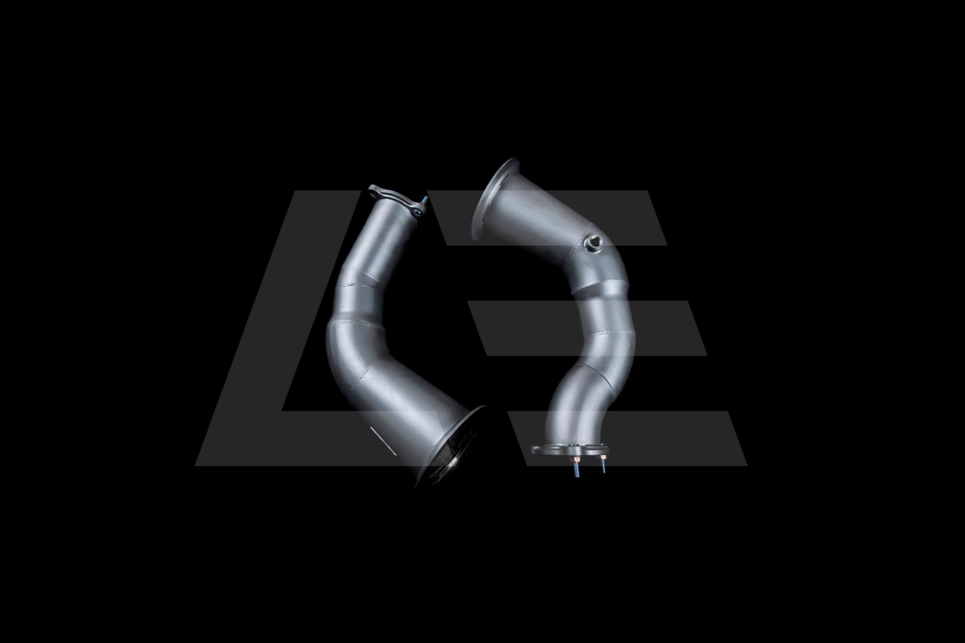 Be Solve System BS Приемные трубы (Downpipes) Audi RS4 (B9) / RS5 (F5), с термозащитой Изображение №2