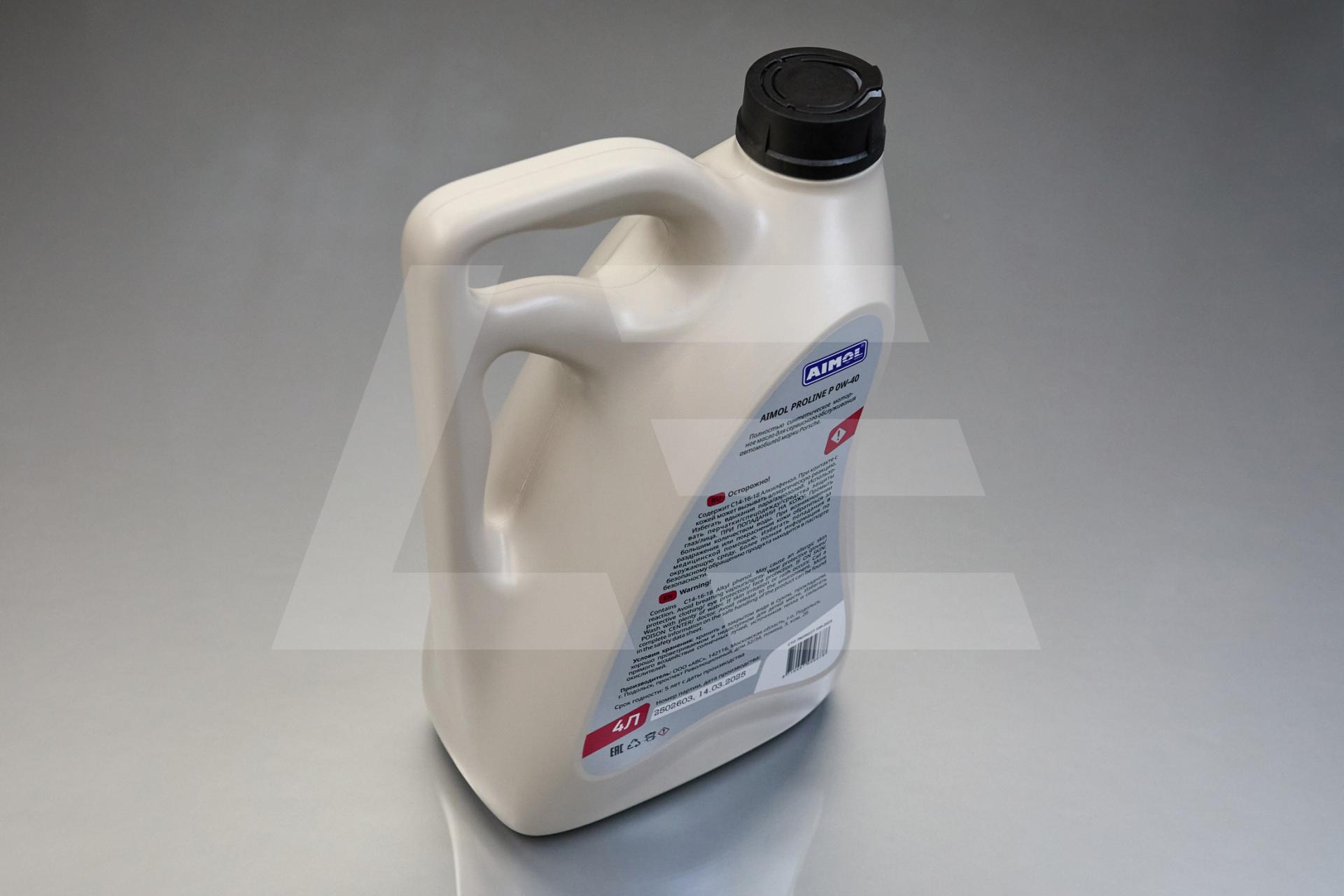 AIMOL Масло моторное Pro Line P 0W-40 4L Изображение №2