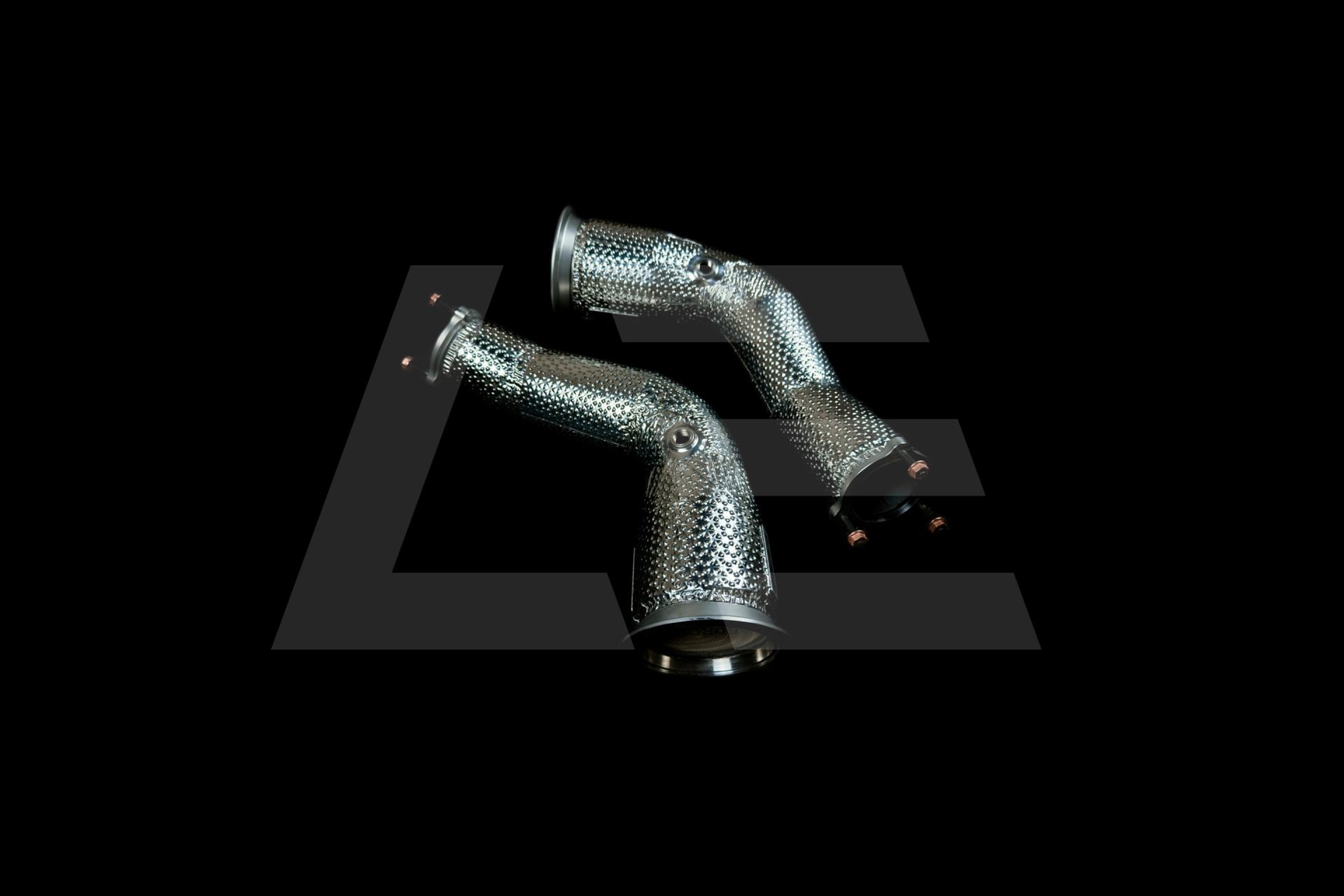 Be Solve System BS Приемные трубы (Downpipes) Audi RS6 / RS7 (C8), с термозащитой Изображение №1