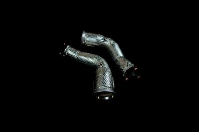Be Solve System Приемные трубы (Downpipes) Audi RS6 / RS7 (C8), с термозащитой Фото