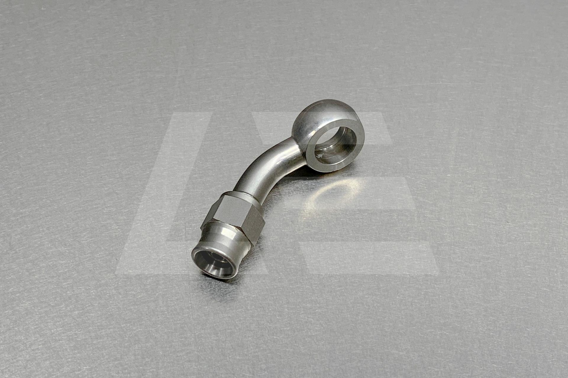 LEVEL Performance GB Фитинг BANJO AN3-10,2мм 45°, под тефлоновый шланг PTFE, SS Изображение №1