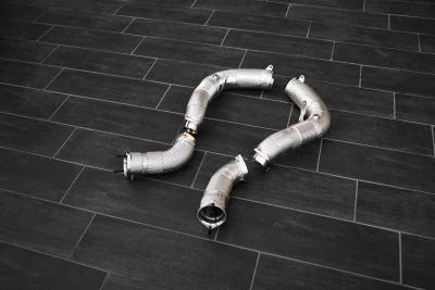 REDSTAR EXHAUST Приемные трубы (Downpipes) BMW M5 (G90) без катализаторов с термозащитой Фото