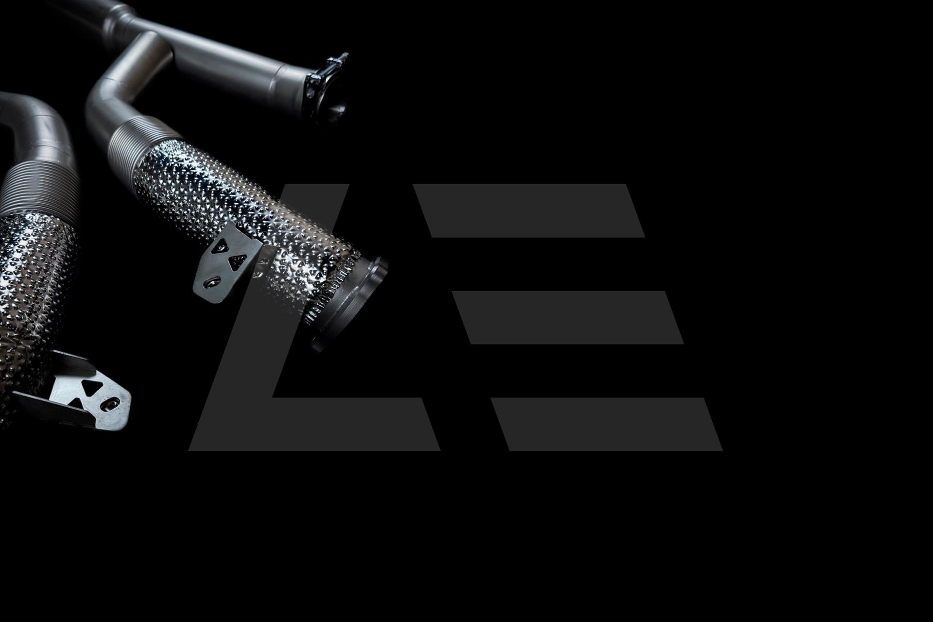Be Solve System BS Мидпайпы (Link Pipe Set) Audi RS6 / RS7 (C8), с термозащитой Изображение №2