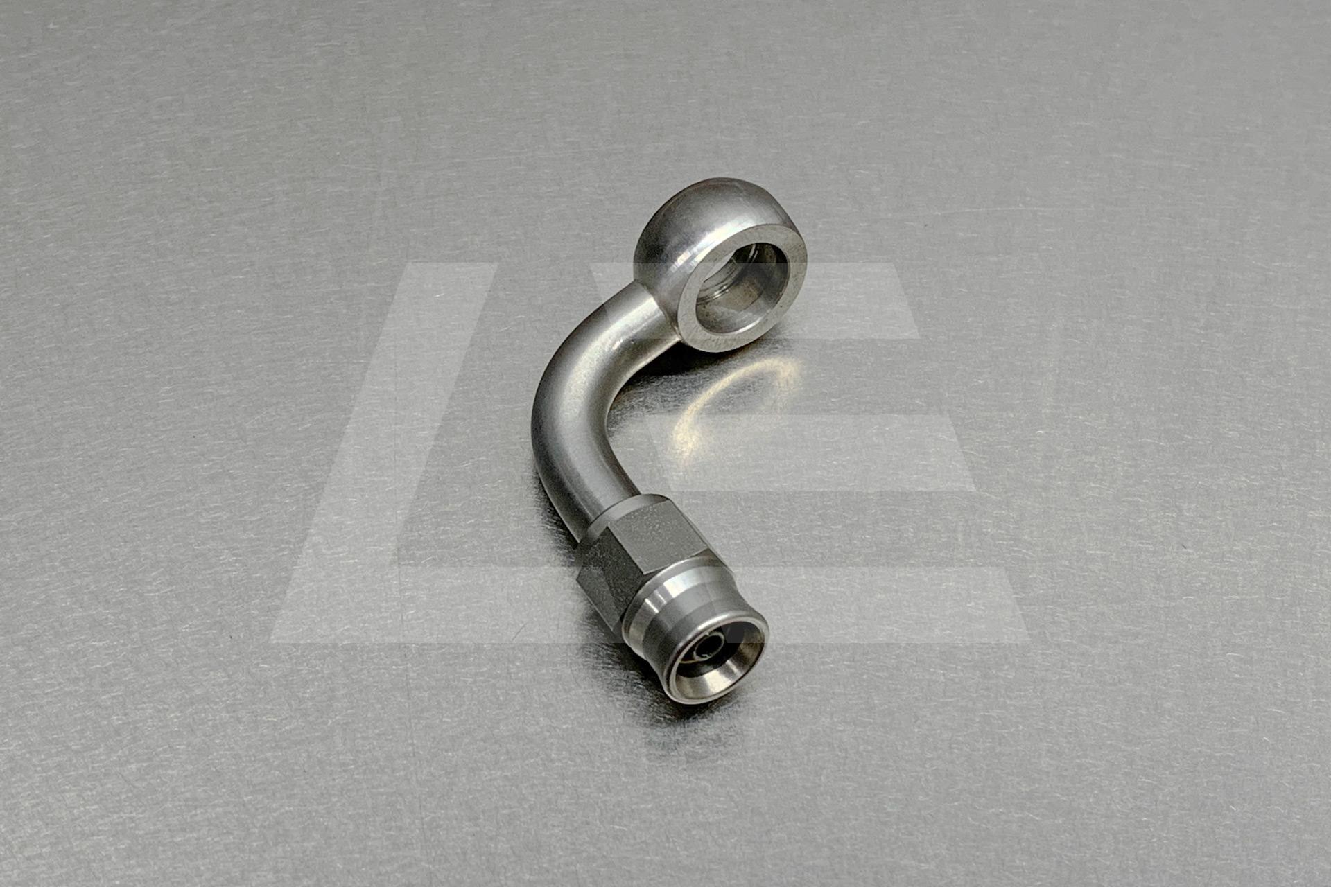 LEVEL Performance GB Фитинг BANJO AN3-10,2мм 90°,под тефлоновый шланг PTFE, SS Изображение №1