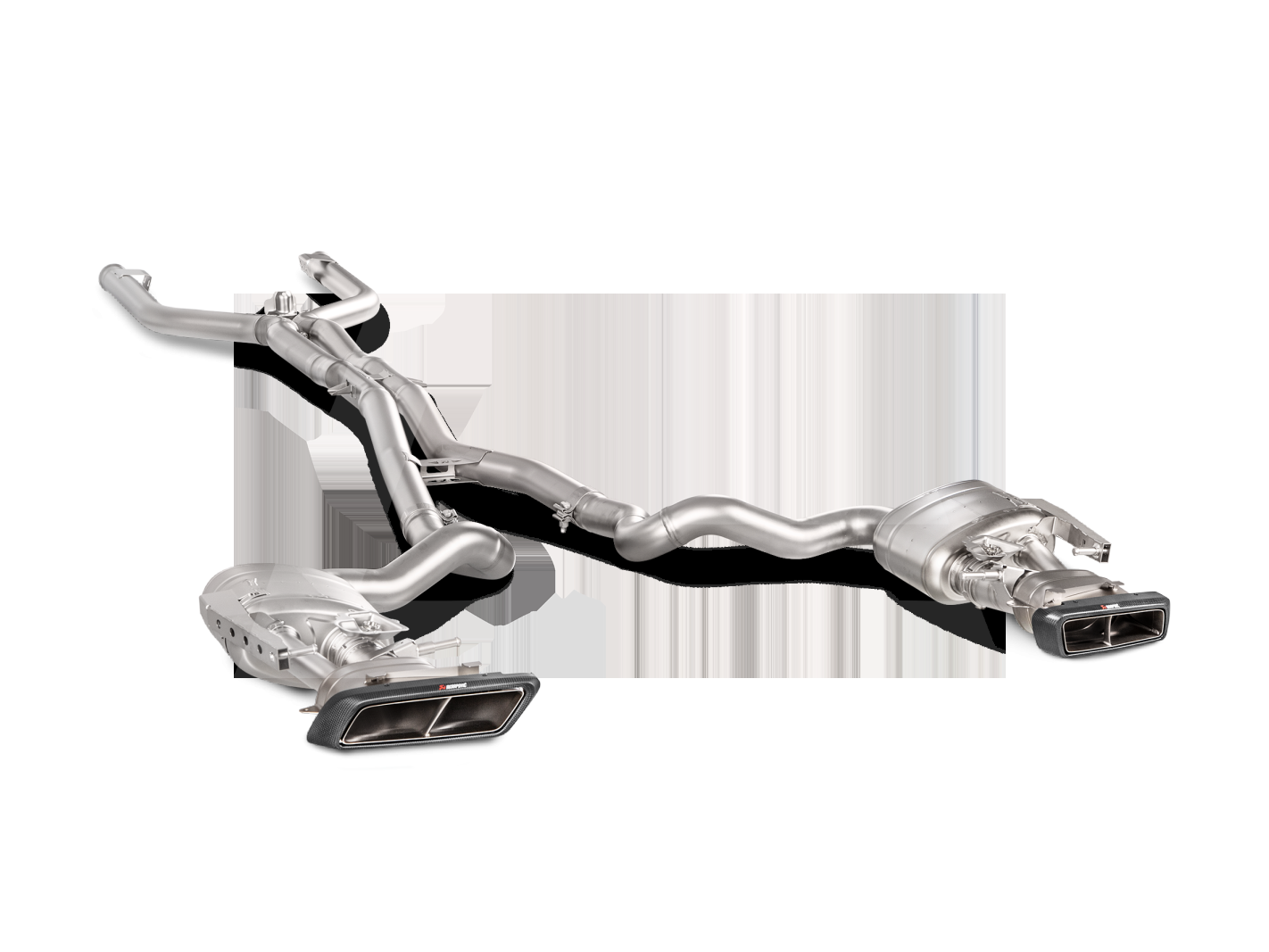 Akrapovic Задняя часть выхлопной системы Evolution Line Mercedes AMG C63 (C205) Изображение №1