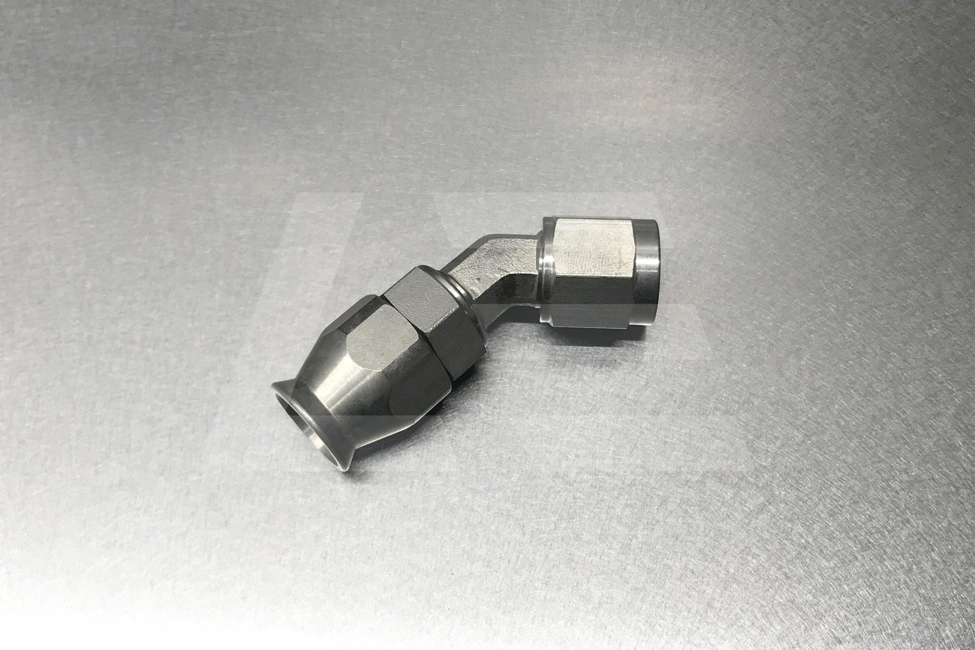 LEVEL Performance GB Фитинг AN6 45°, под тефлоновый шланг PTFE, SS Изображение №1