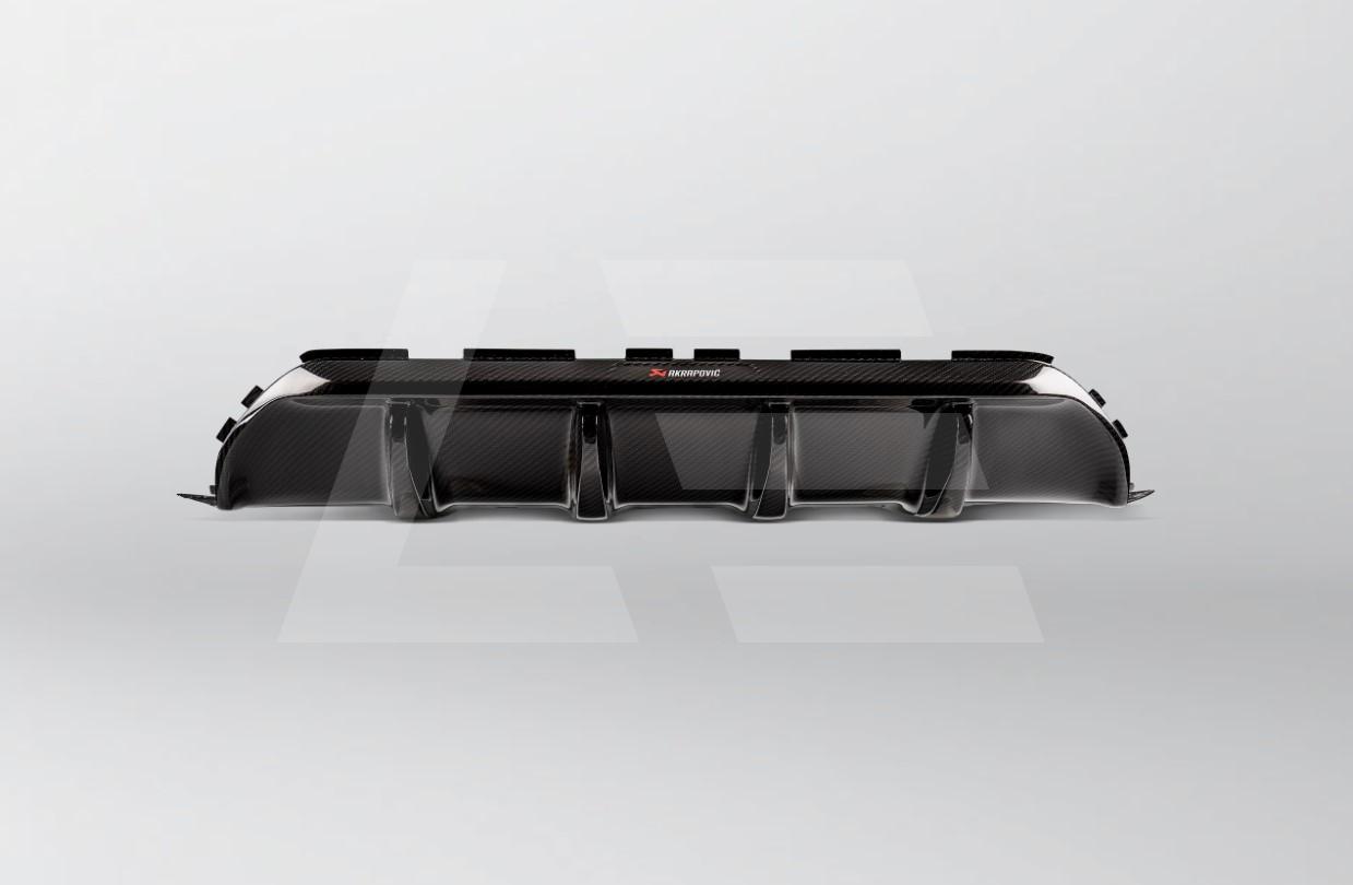 Akrapovic Диффузор заднего бампера карбон, глянцевый BMW M5 f90 Изображение №1