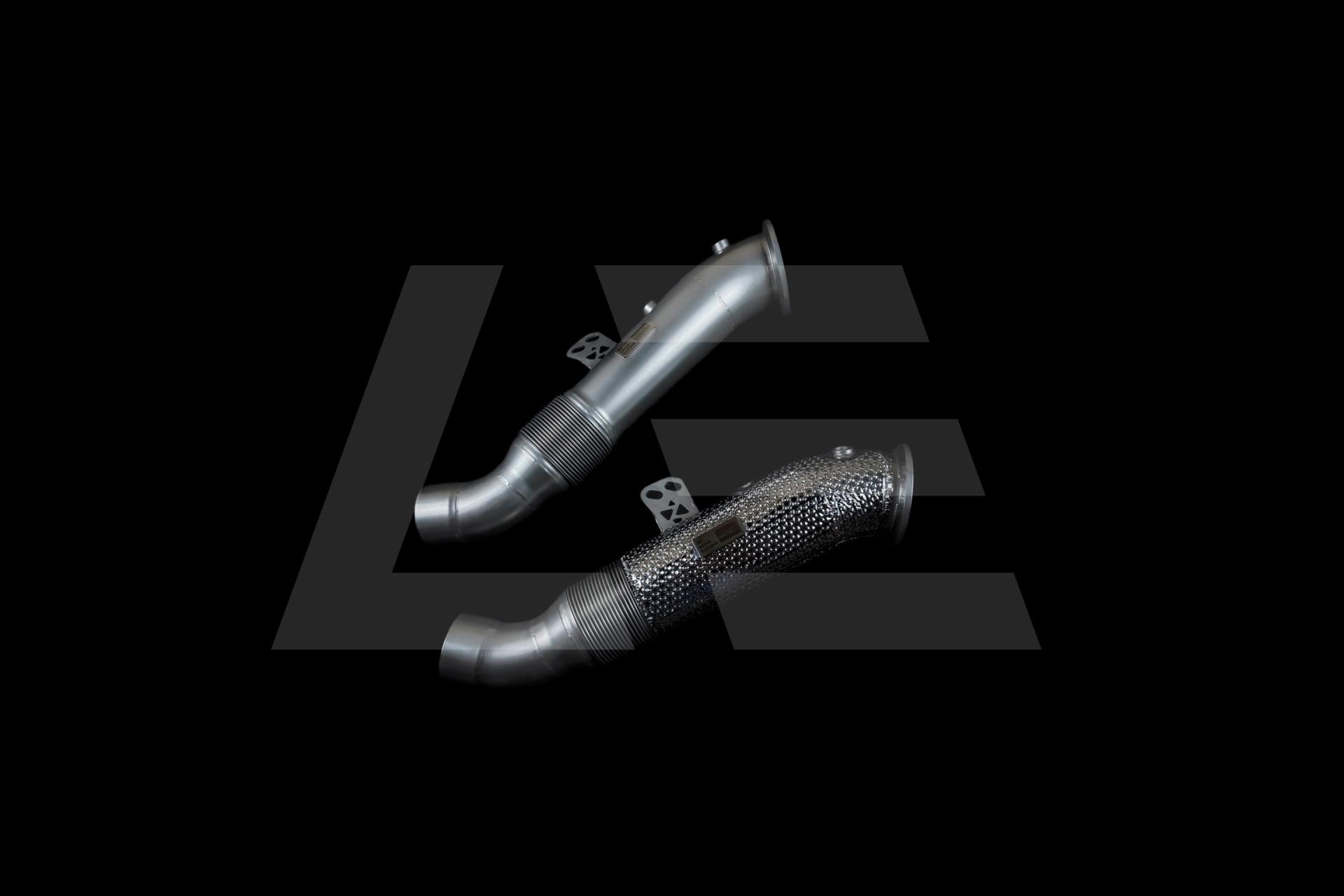 Be Solve System BS Приемная труба (Downpipe) BMW B58 (GXX), с термозащитой Изображение №1