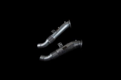 Be Solve System BS Приемная труба (Downpipe) BMW B58 (GXX), с термозащитой Фото