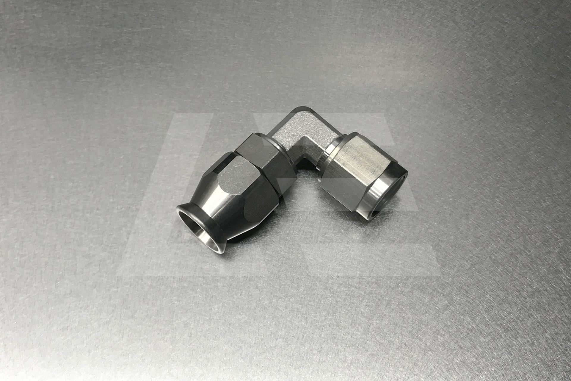 LEVEL Performance GB Фитинг AN6 90° под тефлоновый шланг PTFE, SS Изображение №1
