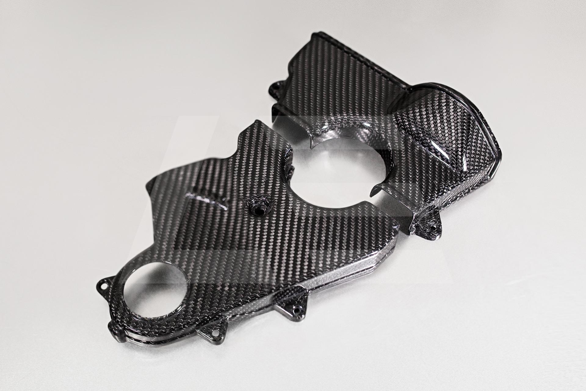N1 Composites Крышка ремня ГРМ двигателя 2JZ-GTE VVTi, карбоновая Изображение №1