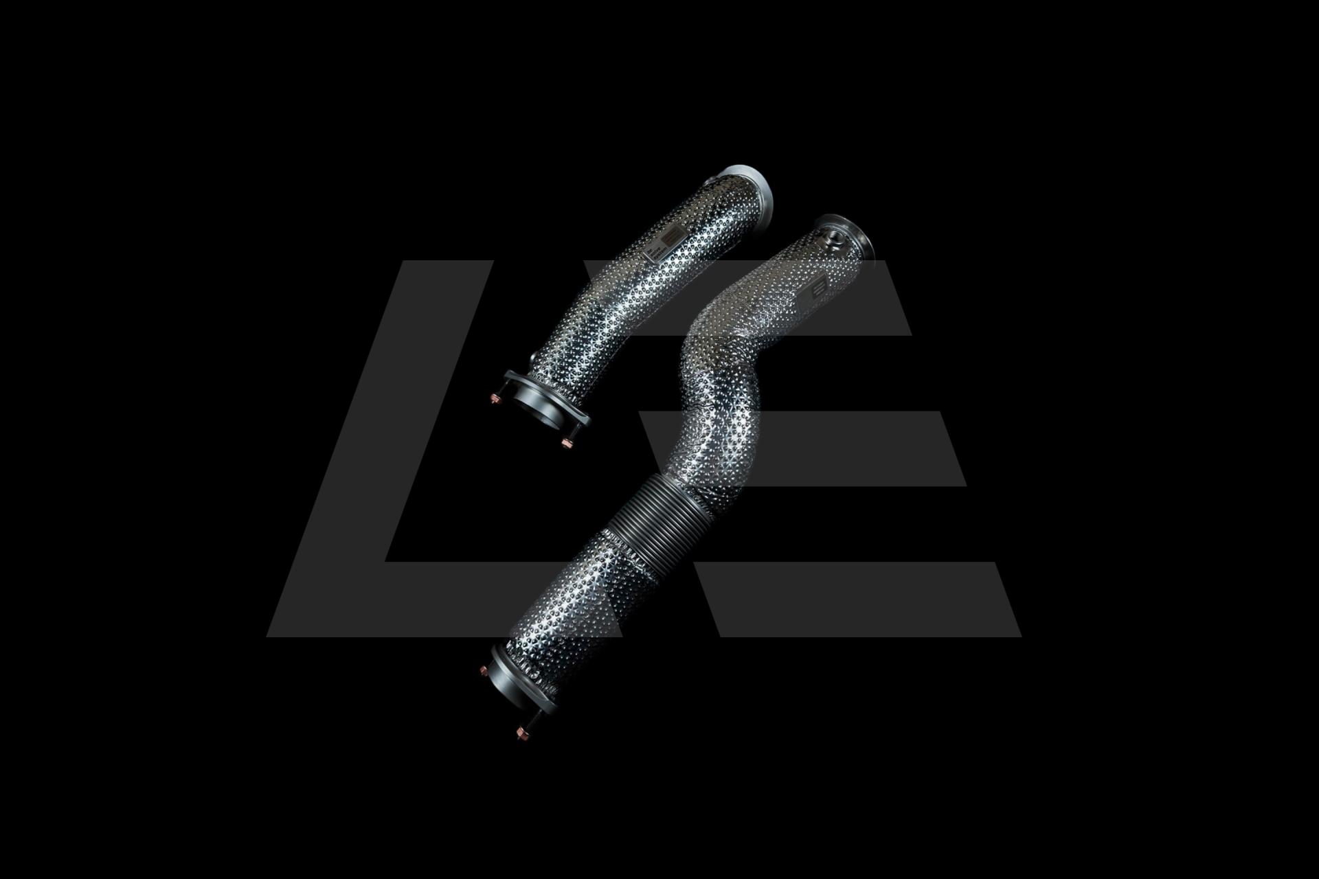 Be Solve System BS Приемные трубы (Downpipes) BMW M3 / M4 (G80 / G82) / M2 (G87), с термозащитой Изображение №1