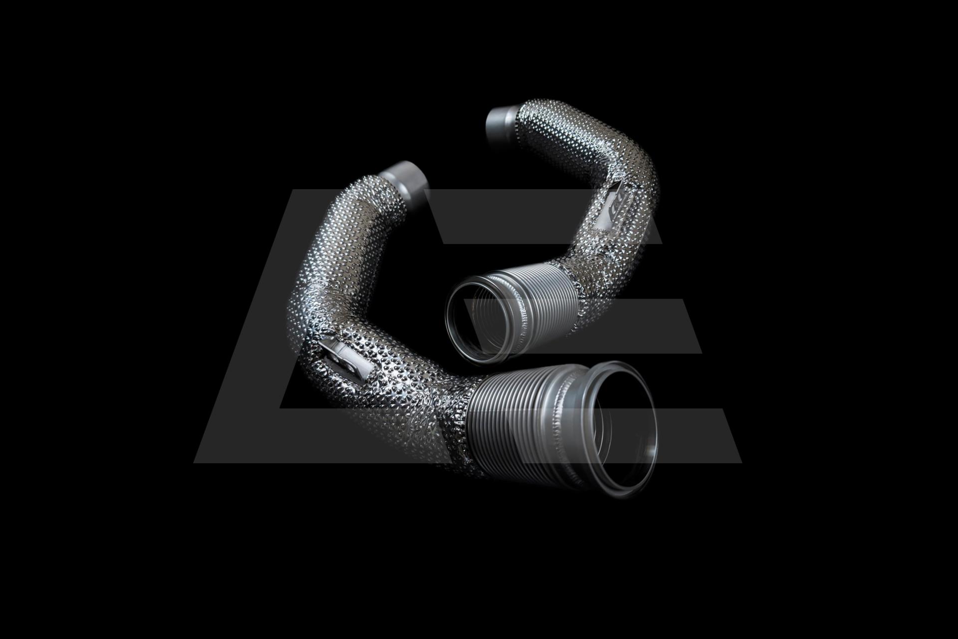 Be Solve System BS Приемные трубы (Downpipes) BMW M5 (F90) / M8 (F92), с термозащитой Изображение №1