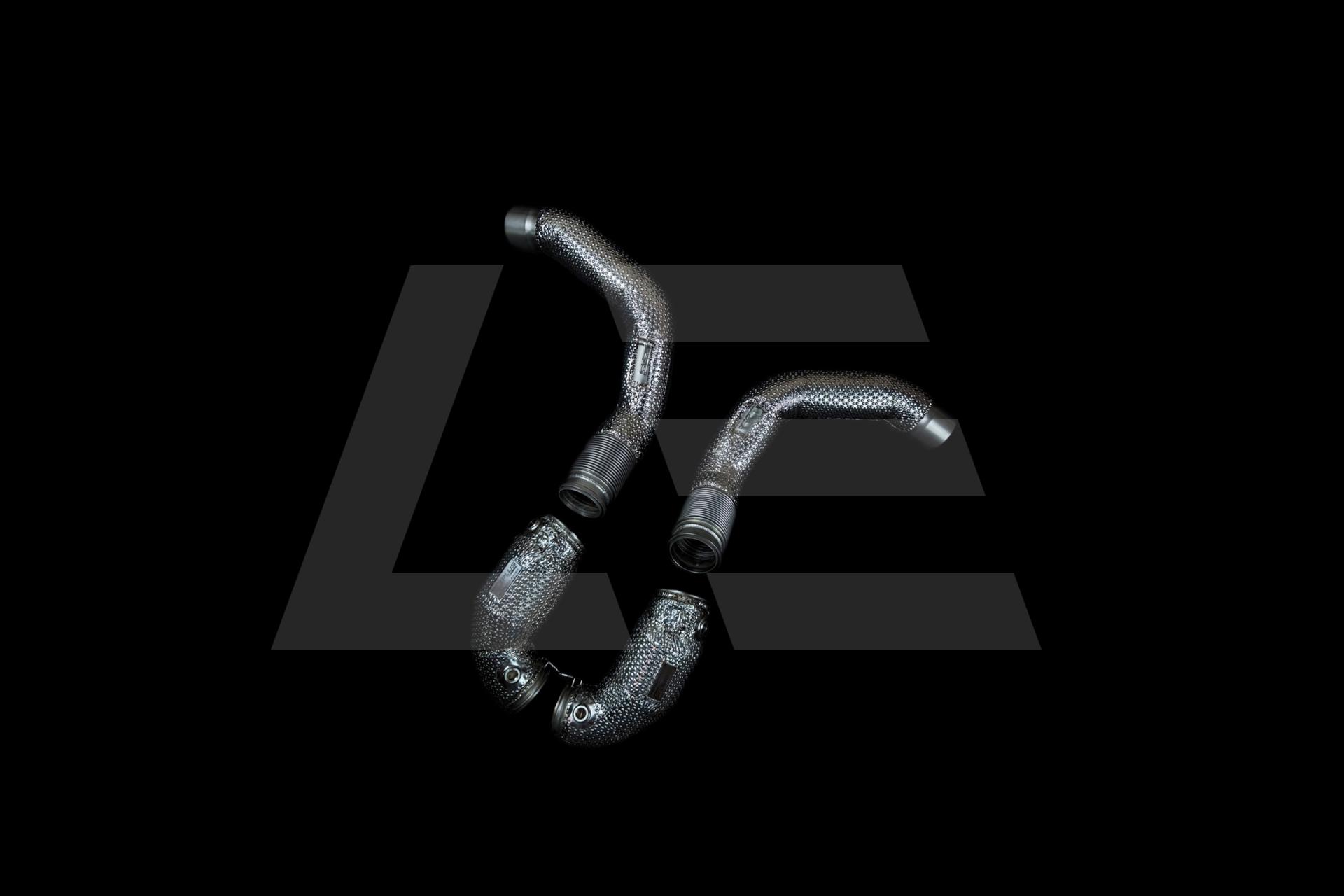 Be Solve System BS Приемные трубы (Downpipes) BMW M5 (F90) / M8 (F92), с термозащитой Изображение №2