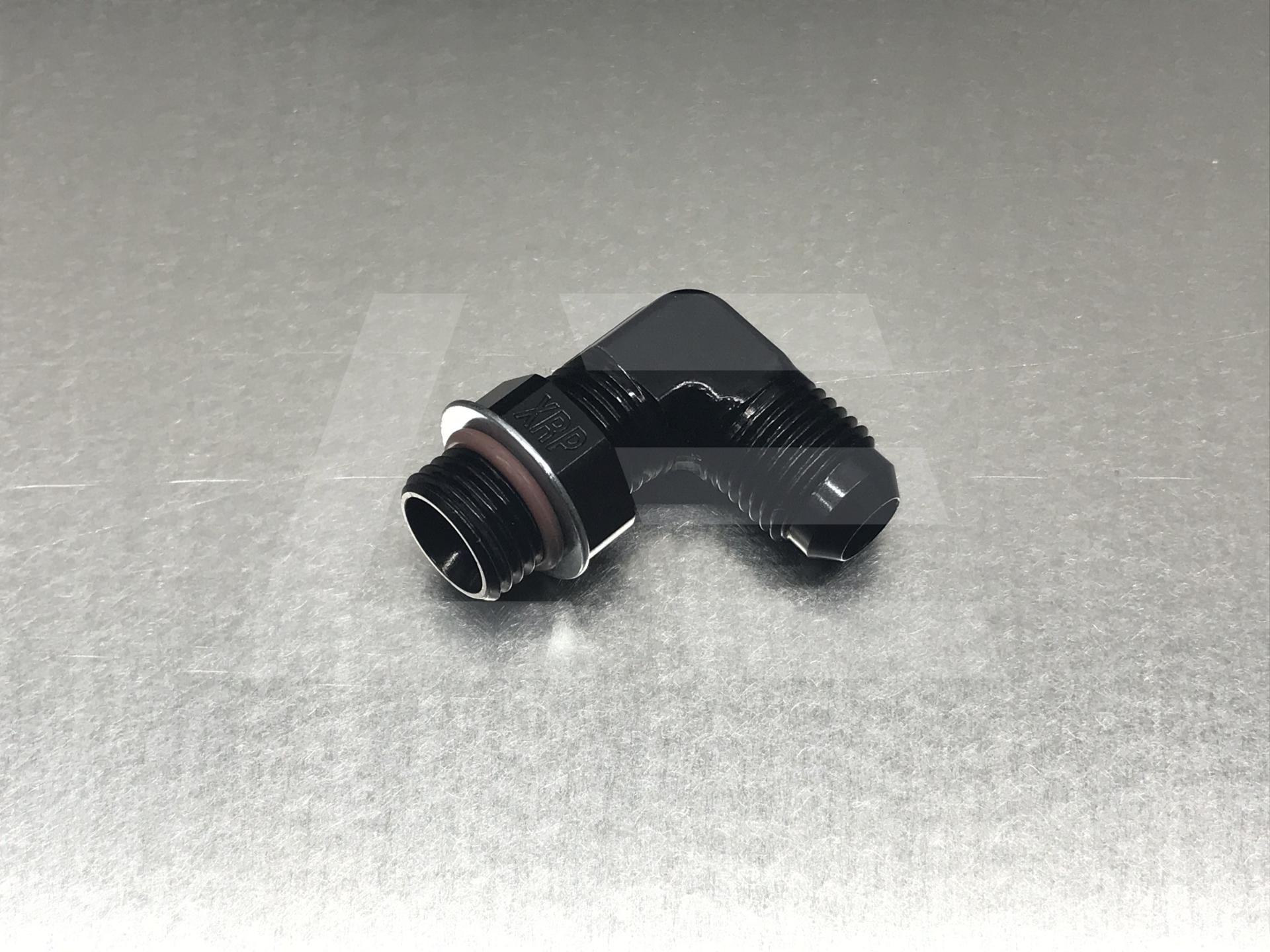 XRP Фитинг AN6-ORB6 90°, с резиновым кольцом (папа-папа) Изображение №1