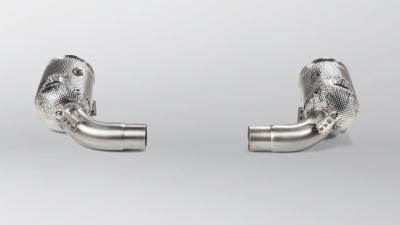Akrapovic Приемные трубы (Porsche 911 Carrera Downpipes) /S/4/4S/GTS, с катализаторами Фото