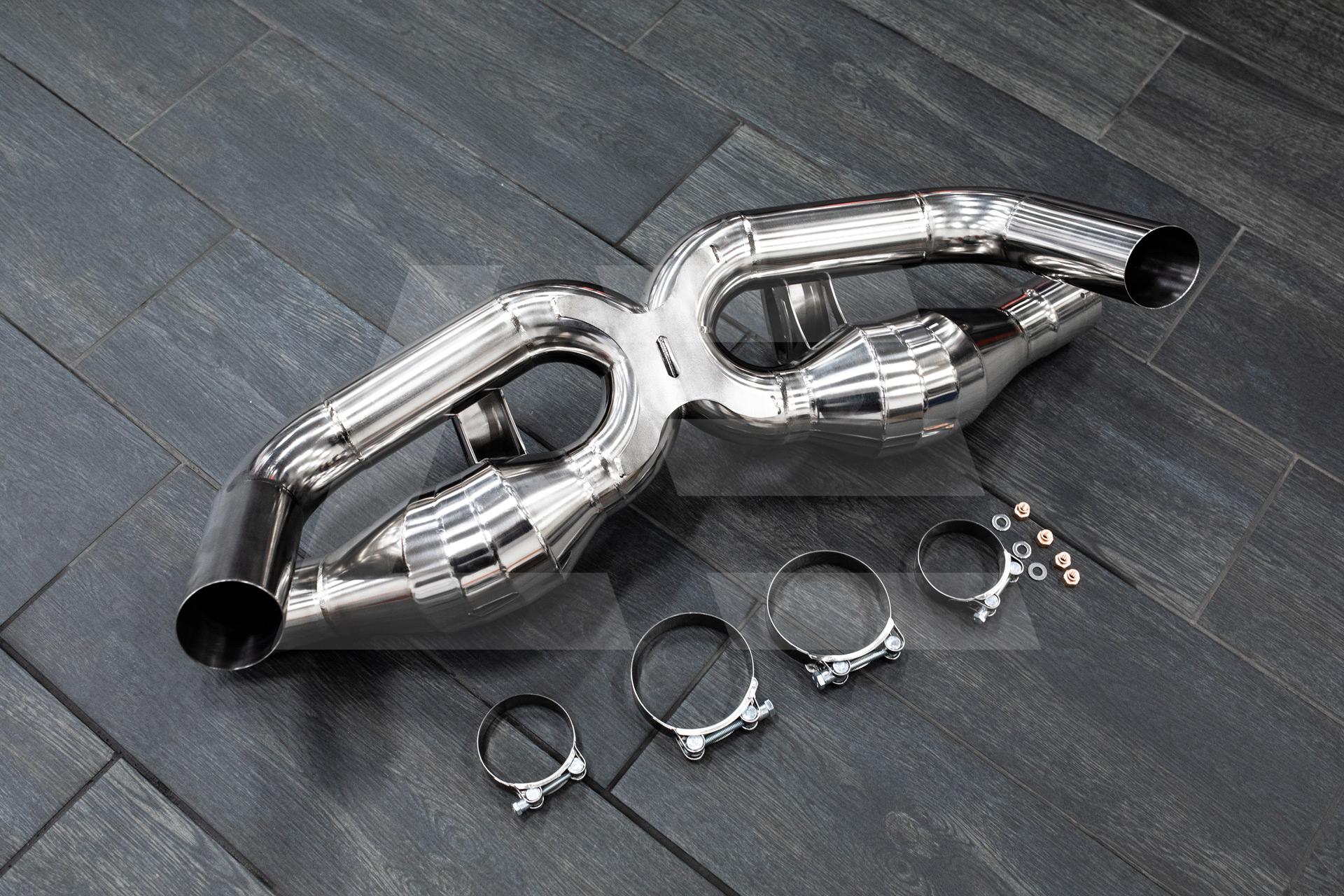 REDSTAR EXHAUST Средняя часть выхлопа Porsche 911 (992) Turbo, Ti Изображение №1