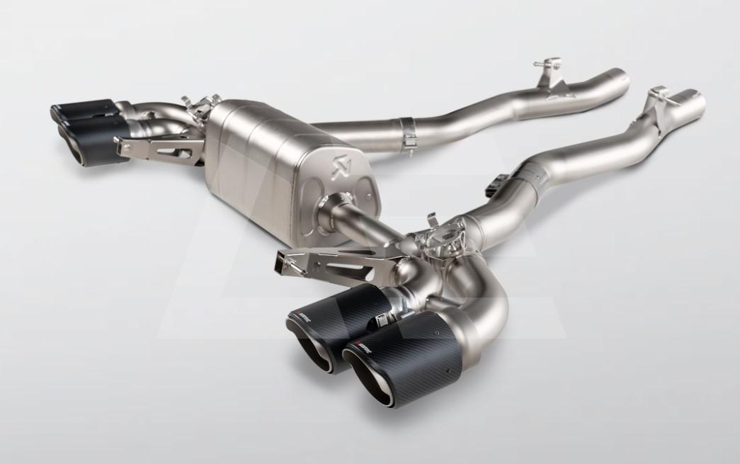 Akrapovic Выхлопная система Evolution Line BMW M8 (F91) / M8 (F92) OPF (с насадками) Изображение №1