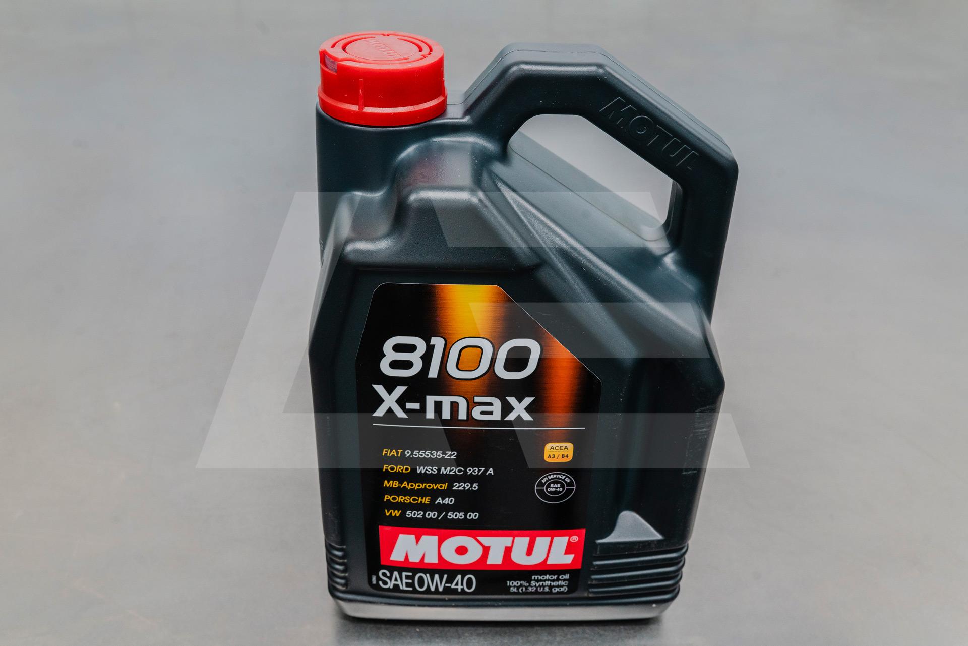 MOTUL Масло моторное 8100 X-max SAE 0W-40 5л Изображение №1