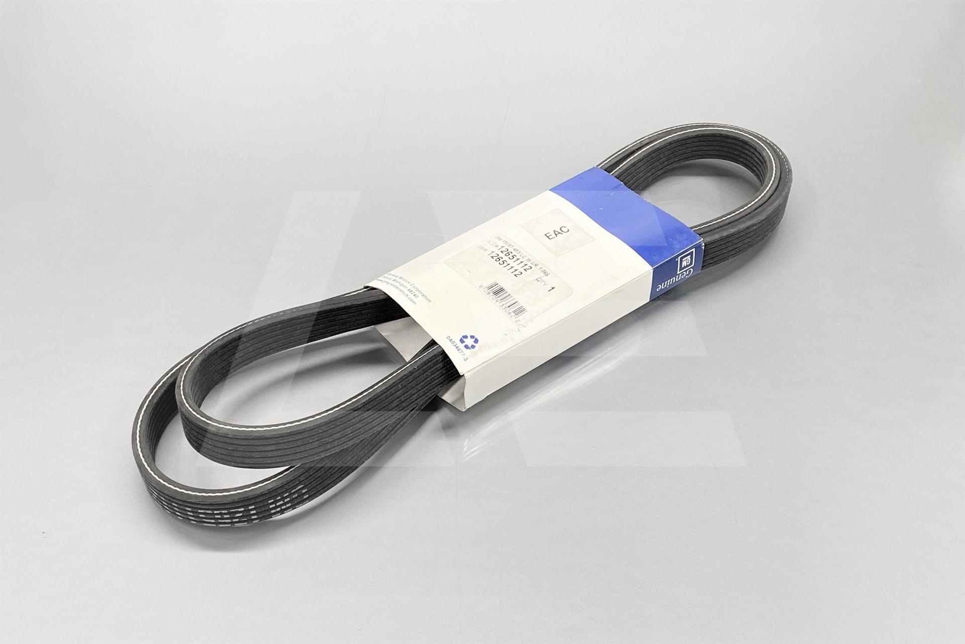 GM 12651112 Ремень поликлиновый 880мм Изображение №1