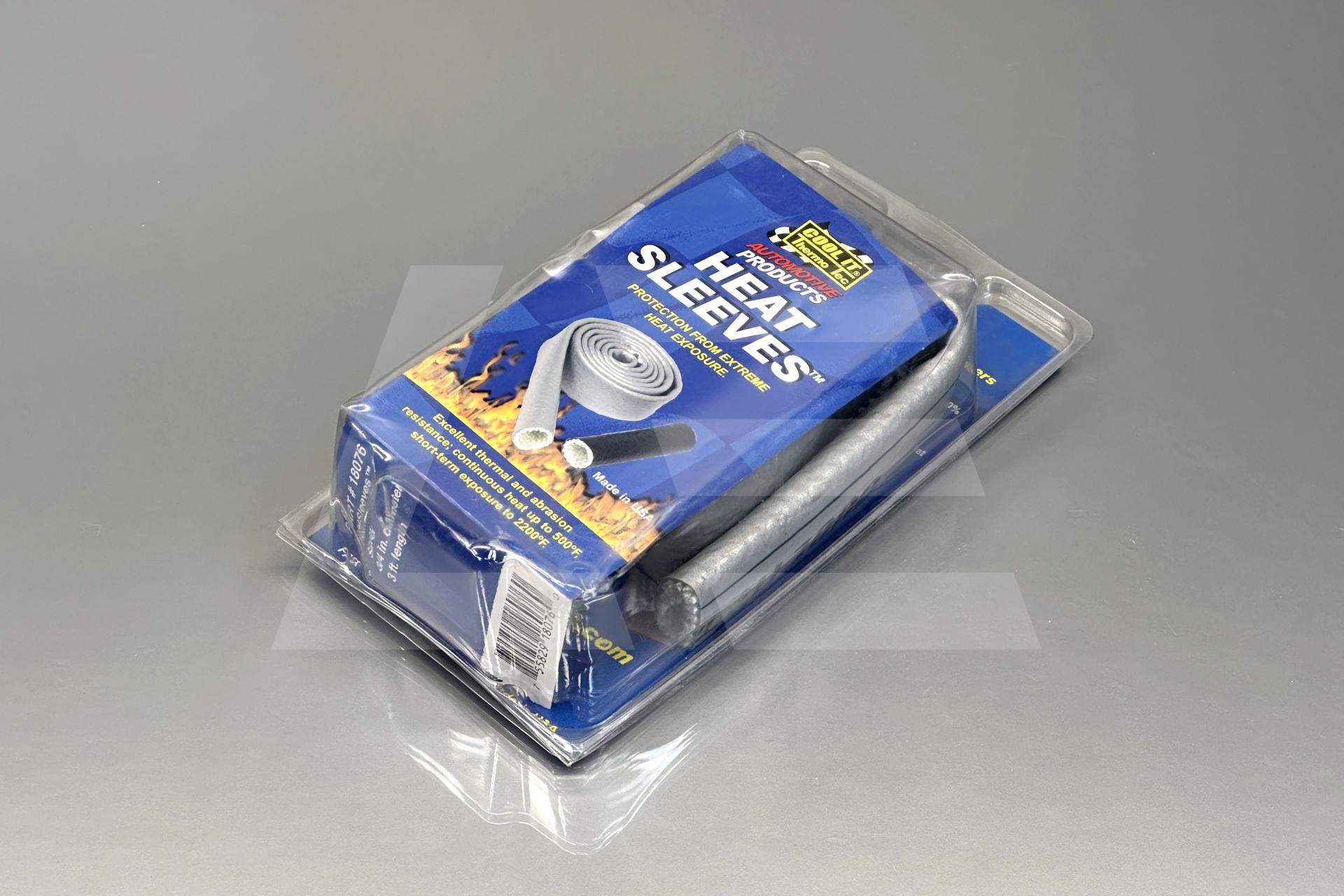 Thermo-Tec Термоизоляция шлангов и проводов с силиконовым покрытием 3/4in. 3ft. серая Изображение №1